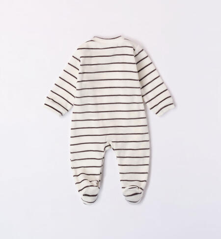 iDO striped sleepsuit for baby boy from newborn to 18 months PANNA-0112