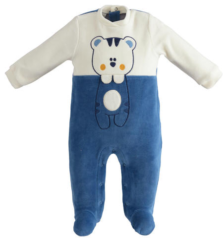 Tutina neonato bicolor - da 0 a 18 mesi iDO AVION-3644