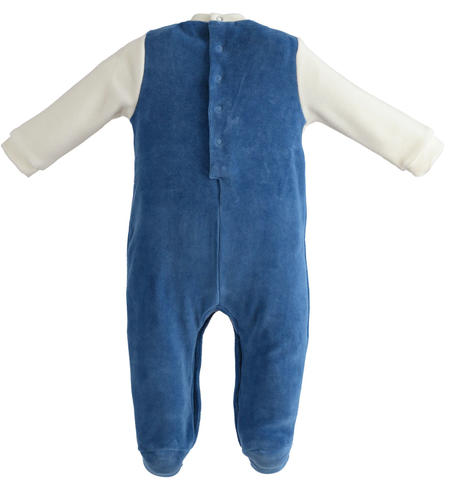 Tutina neonato bicolor - da 0 a 18 mesi iDO AVION-3644