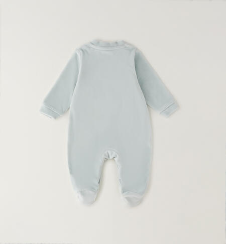 Tutina neonato con piedini LIGHT MINT-4134
