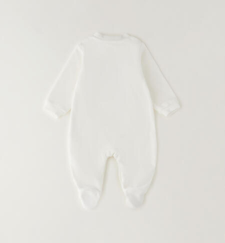 Tutina neonato con piedini PANNA-0112