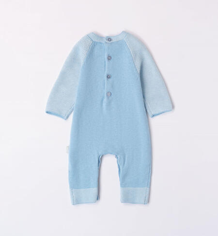 iDO sleepsuit with star for babies from newborn to 18 months AZZURRO-3872