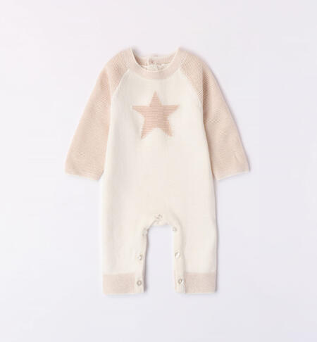iDO sleepsuit with star for babies from newborn to 18 months PANNA-0112