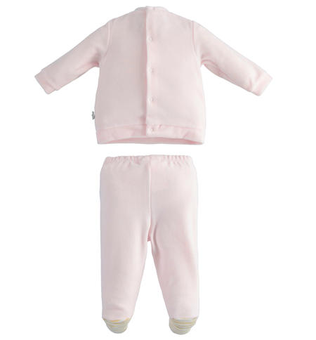 Two pieces baby onesie from 0 to 12 months iDO ROSA-2512