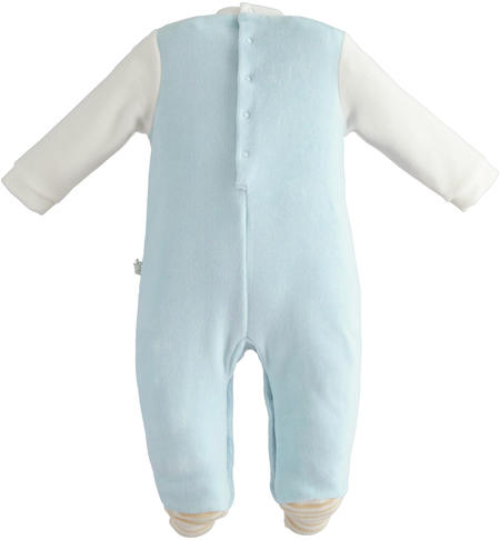 Chenille newborn baby onesie from 0 to 18 months iDO SKY-3871