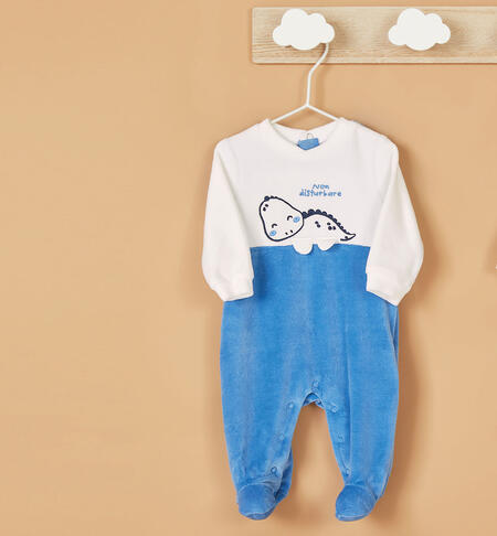 iDO dinosaur sleepsuit for baby boy from newborn to 18 months AVION-3716