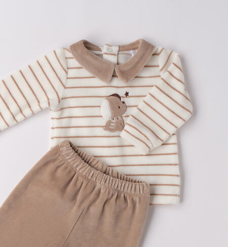 Tutina neonato in cotone TORTORA -0928