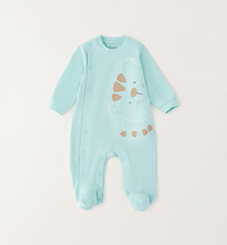 Tutina neonato in cotone VERDE