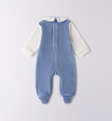 Tutina neonato invernale  AZZURRO-3814