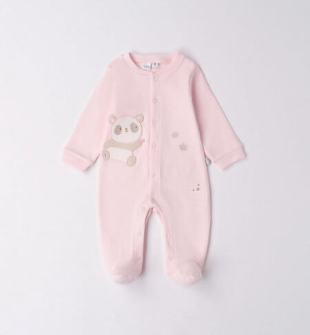 Tutina neonato modello unisex da 0 a 18 mesi iDO ROSA-2512