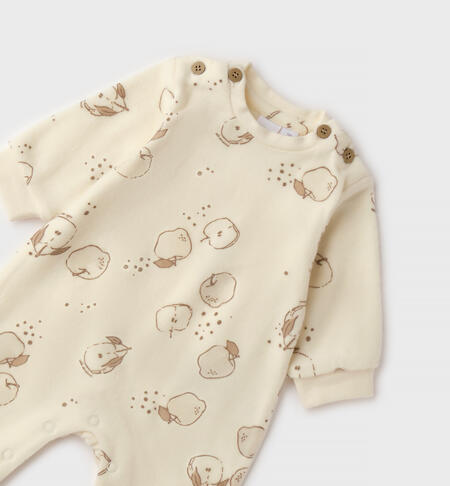 Tutina neonato unisex PANNA-BEIGE-6CFV