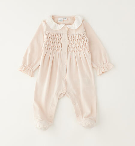 iDO baby girl romper suit CREAM
