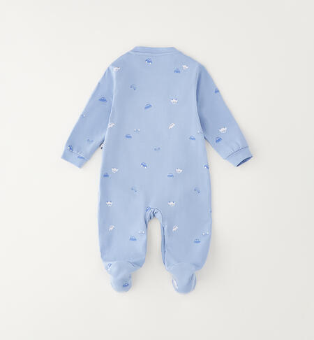 Tutina per neonato iDOMini AZZURRO-BIANCO-6BVB