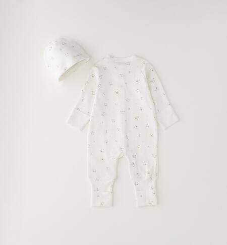 Unisex baby outfit PANNA-BEIGE-6CFT
