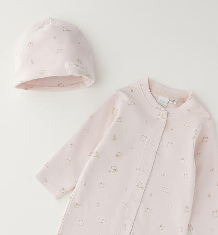 Unisex baby outfit ROSA-BEIGE-6CGV