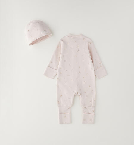 Unisex baby outfit ROSA-BEIGE-6CGV