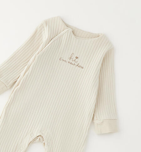 Tutina unisex neonati ECRU'-0164