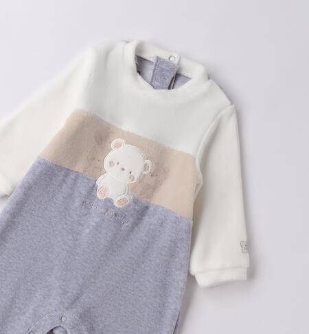 Tutina unisex neonato GRIGIO MELANGE-8992