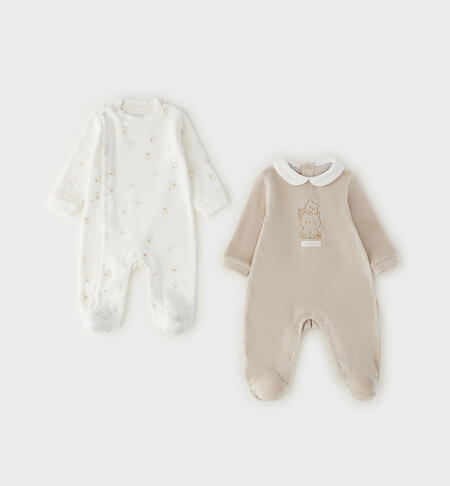 Unisex baby outfits CREAM