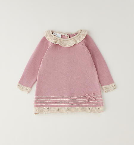 Vestito bimba neonata ROSA
