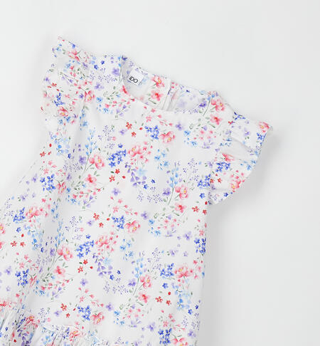 Girls' summer dress AZZURRO-ROSA-6CAC