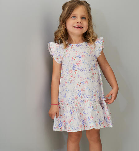 Girls' summer dress WHITE