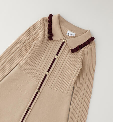Dress for girls BEIGE-0941
