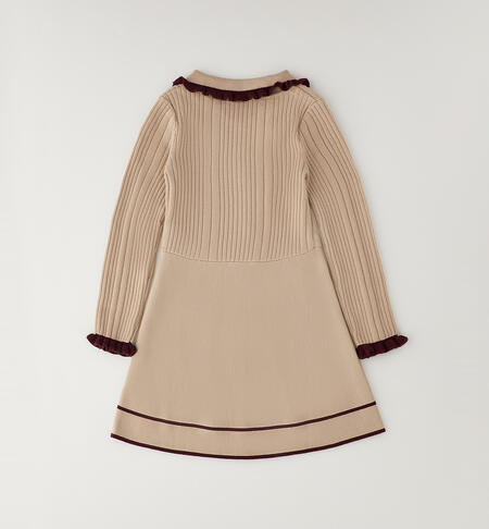 Dress for girls BEIGE-0941